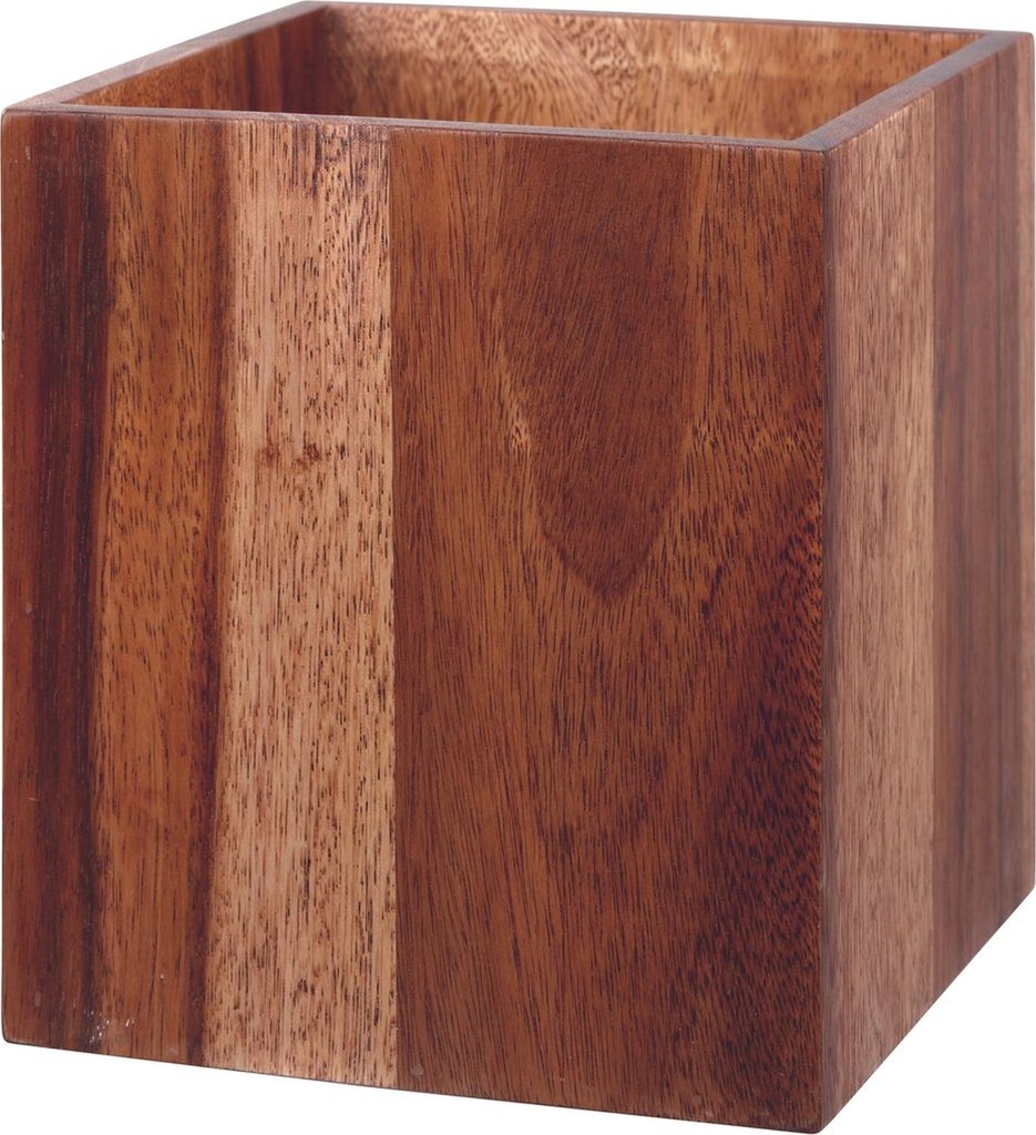 Schaal vierkant 12.0cm x 12.0cm h 10.0cm Warm Acacia Wood Churchill