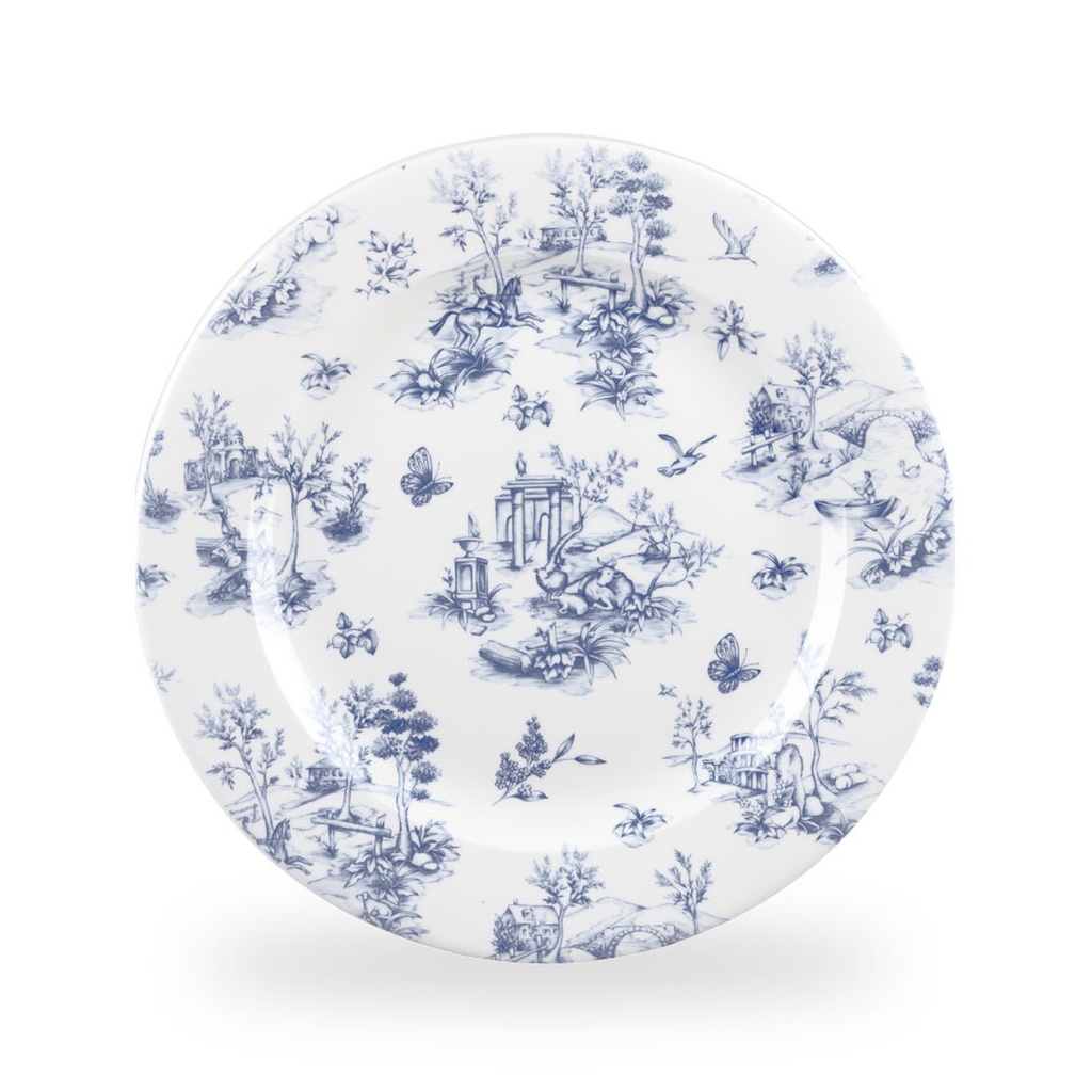 Bord plat 30.5cm Vintage prints toile prague Churchill