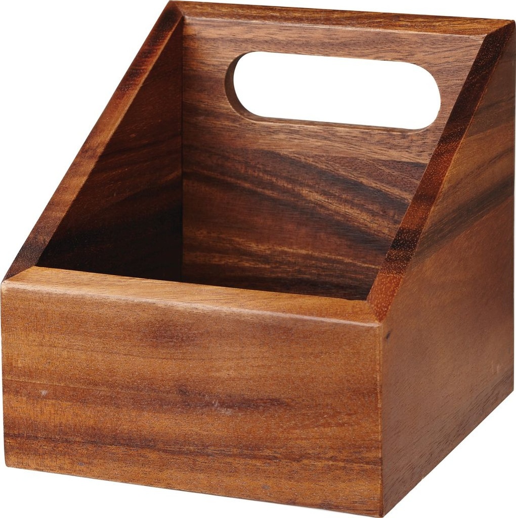 Schaal vierkant 15.0cm x 15.0cm Warm Acacia Wood Churchill