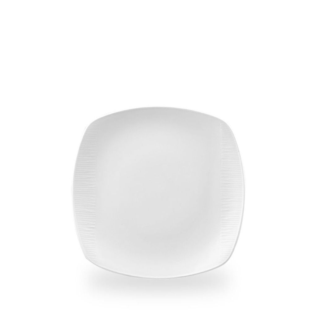 Bord plat 22.0cm x 22.0cm Bamboo Ceramic Churchill