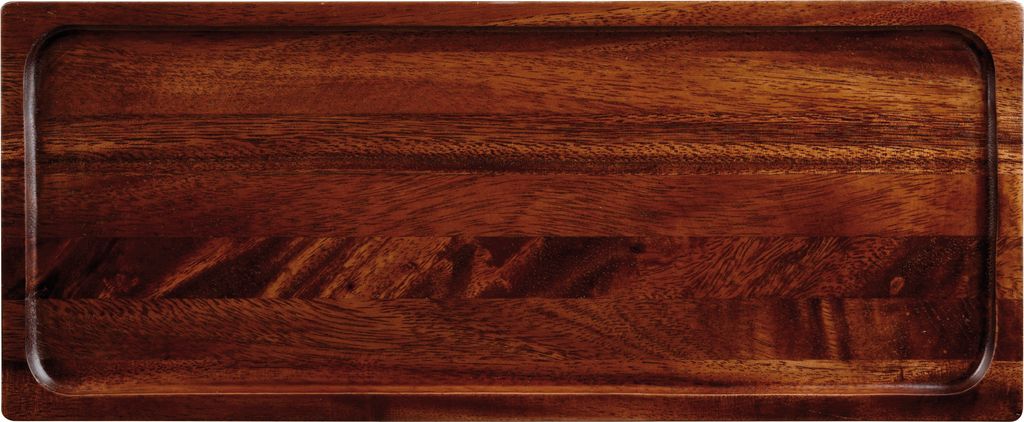 Schaal rechthoek 40.0cm x 16.5cm Warm Acacia Wood Churchill