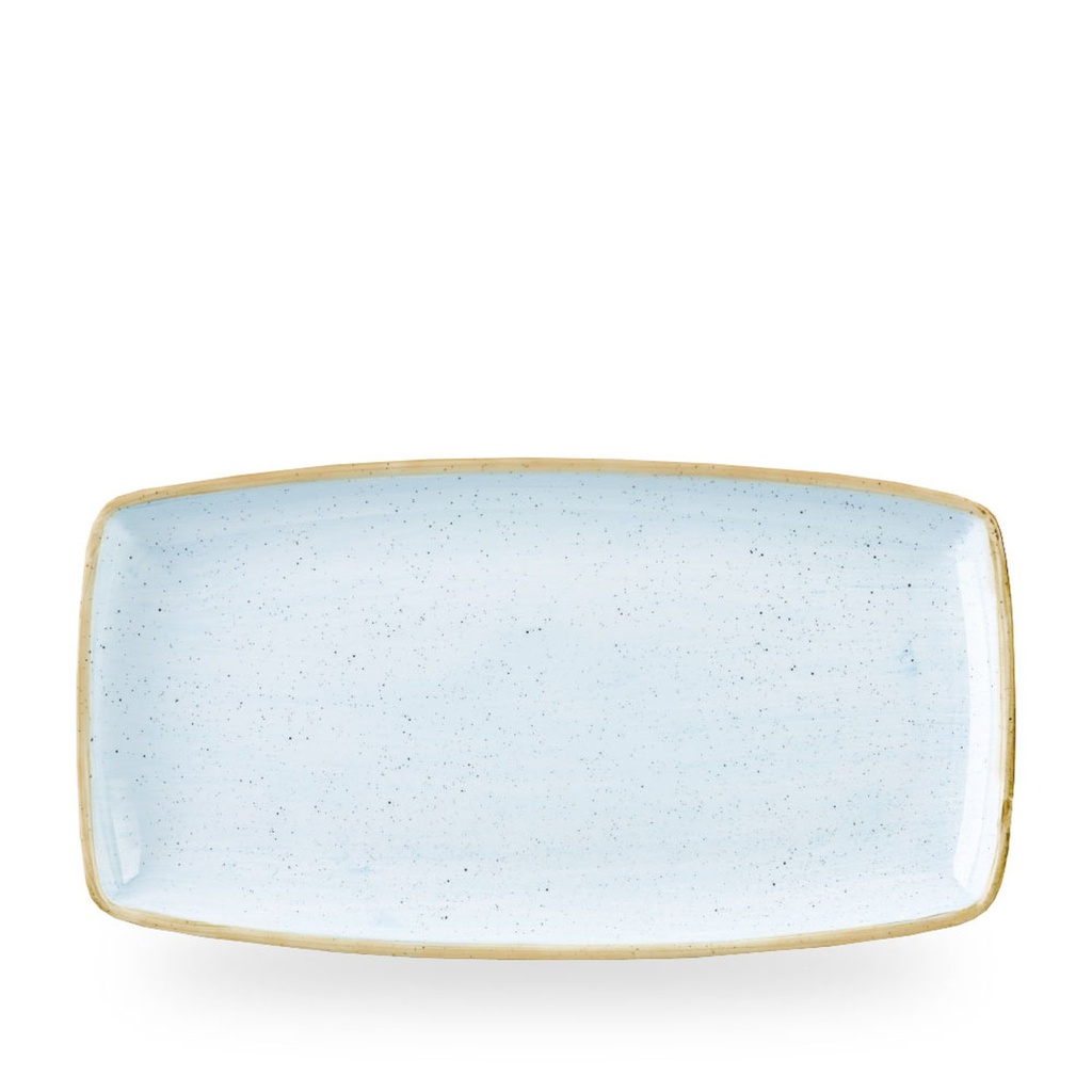 Schaal rechthoek 34.5cm x 18.5cm Stonecast Duck Egg Churchill