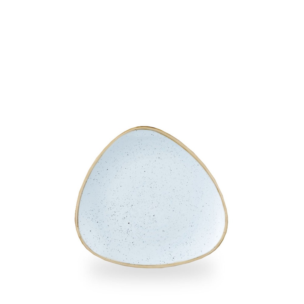 Bord plat driehoek 20.0cm Stonecast Duck Egg Churchill