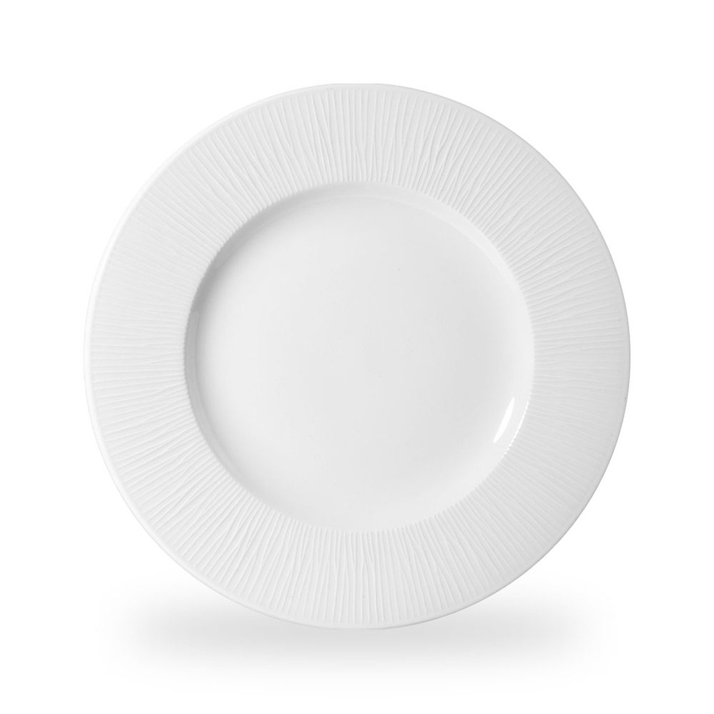 Bord plat 30.5cm Bamboo Wide Rim Ceramic Churchill