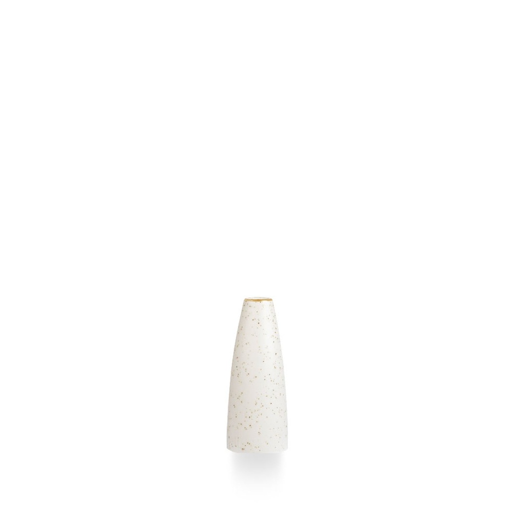 Vaas 12.5cm Stonecast Barley White Churchill