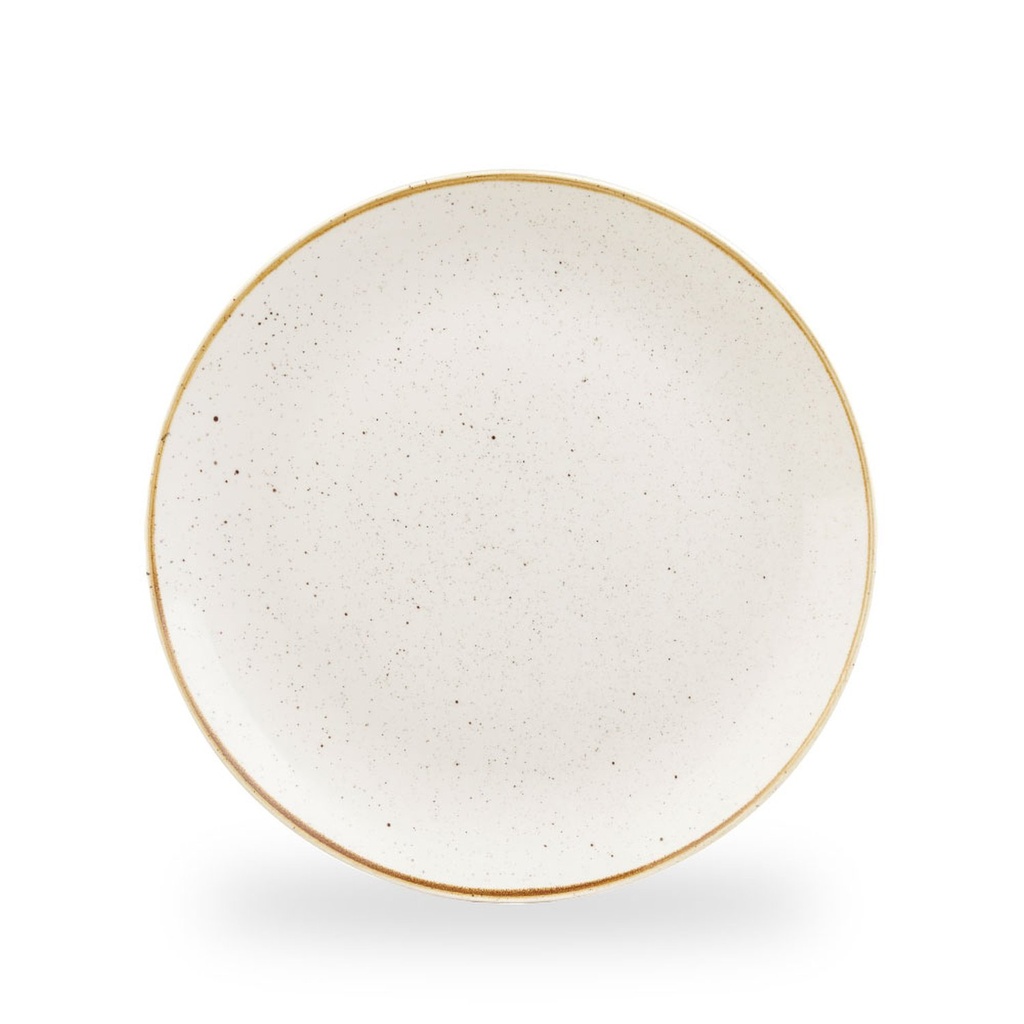 Bord coupe 28.8cm Stonecast Barley White Churchill