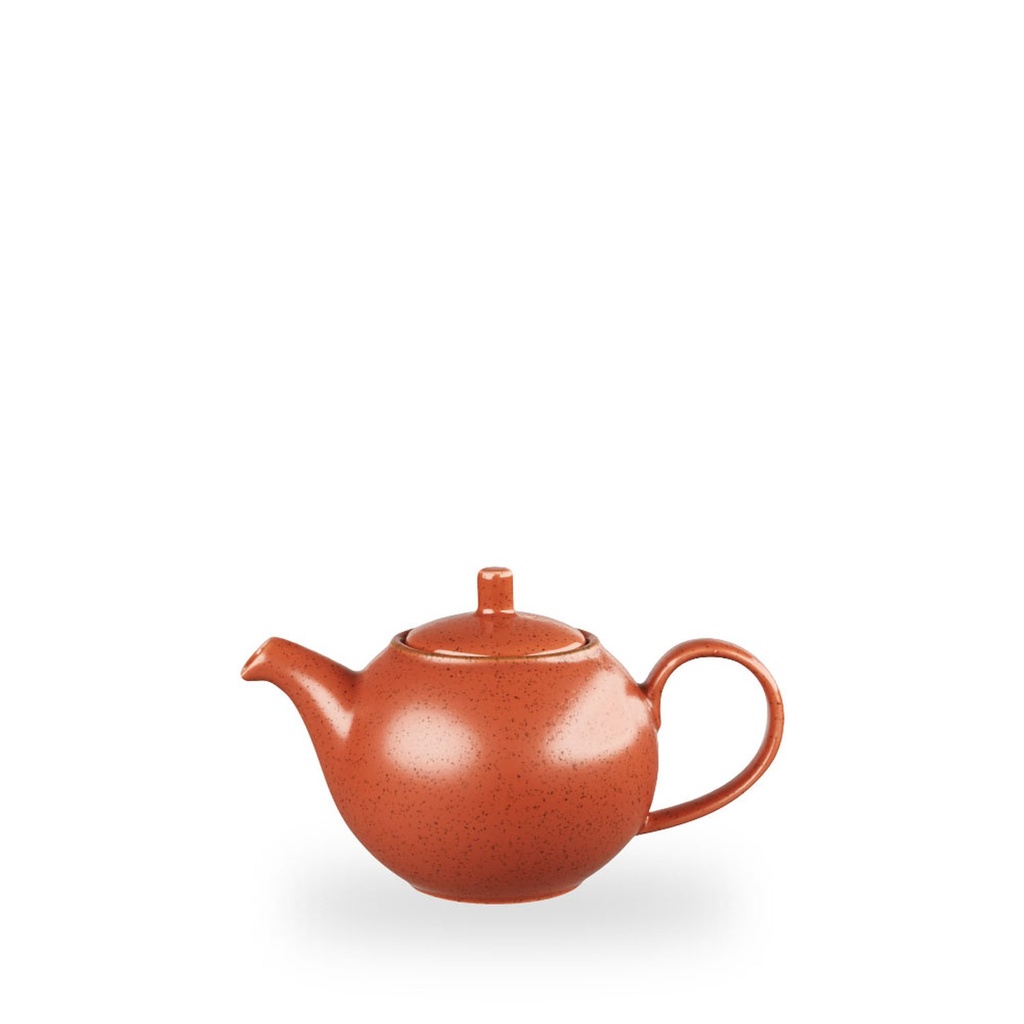 Theepot h 10.5cm 42.6cl Stonecast Spiced Orange Churchill