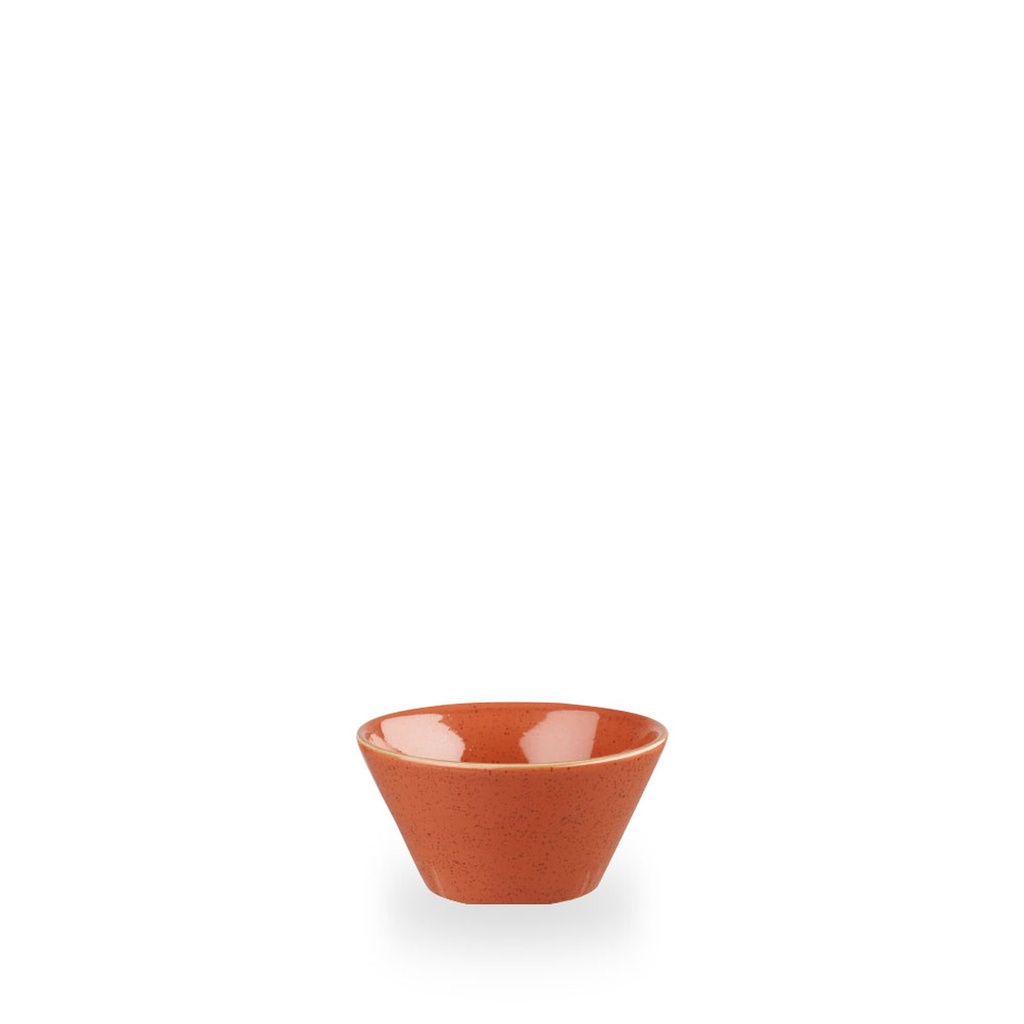 Kom 12.1cm h 6.5cm 34.0cl Stonecast Spiced Orange Churchill