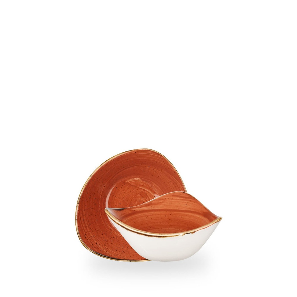 Kom driehoek 15.3cm 26.0cl Stonecast Spiced Orange Churchill