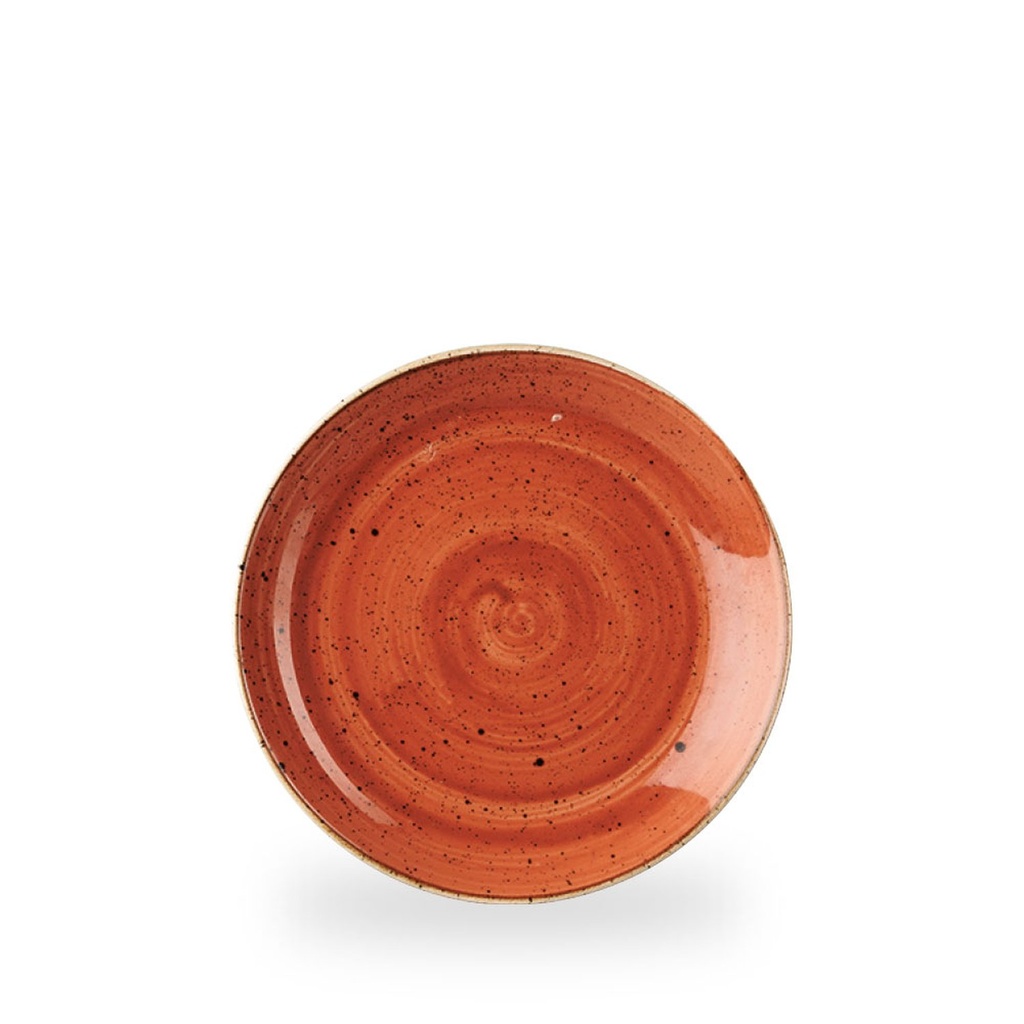 Bord coupe 21.7cm Stonecast spiced orange Churchill