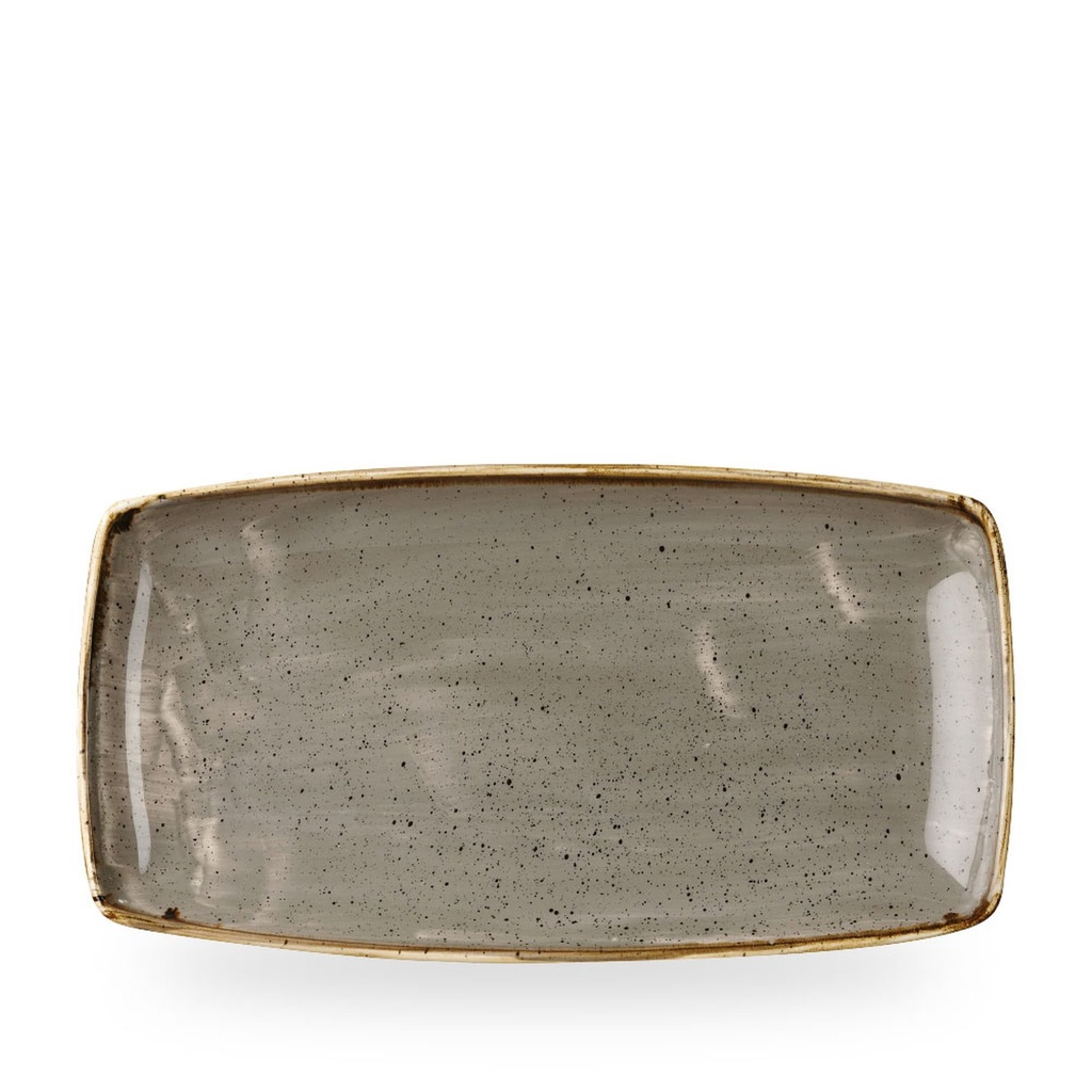 Schaal rechthoek 34.5cm x 18.5cm Stonecast Grey Churchill