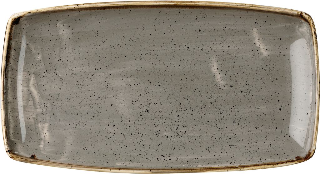 Schaal rechthoek 29.5cm x 14.0cm Stonecast Grey Churchill