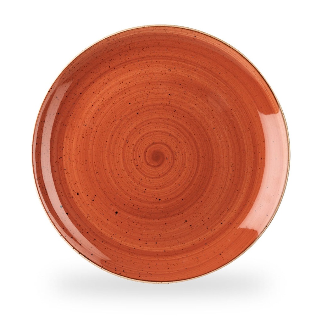 Bord coupe 32.4cm Stonecast spiced orange Churchill