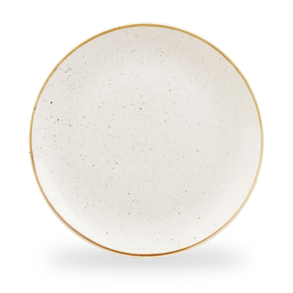 Bord coupe 32.4cm Stonecast Barley White Churchill