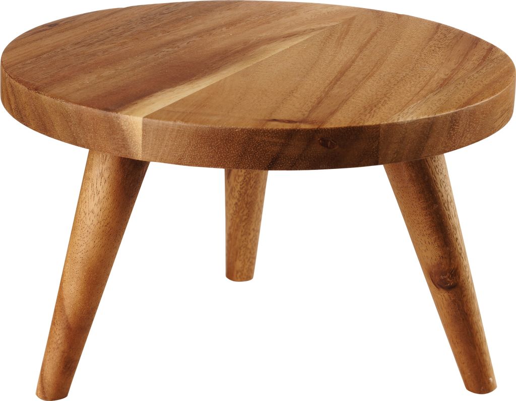 Buffetverhoger 25.0cm x 15.0cm Natural Acacia Wood Churchill