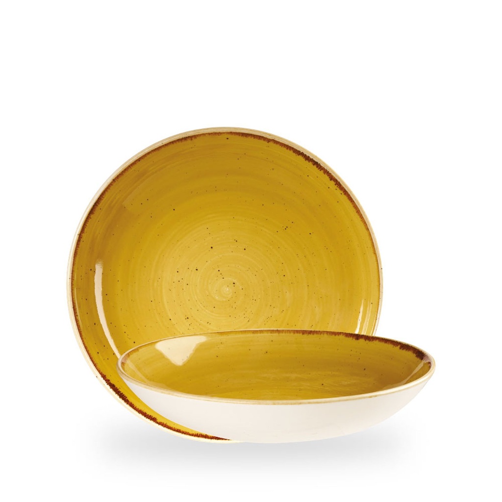 Kom 24.8cm 113.6cl Stonecast mustard Churchill