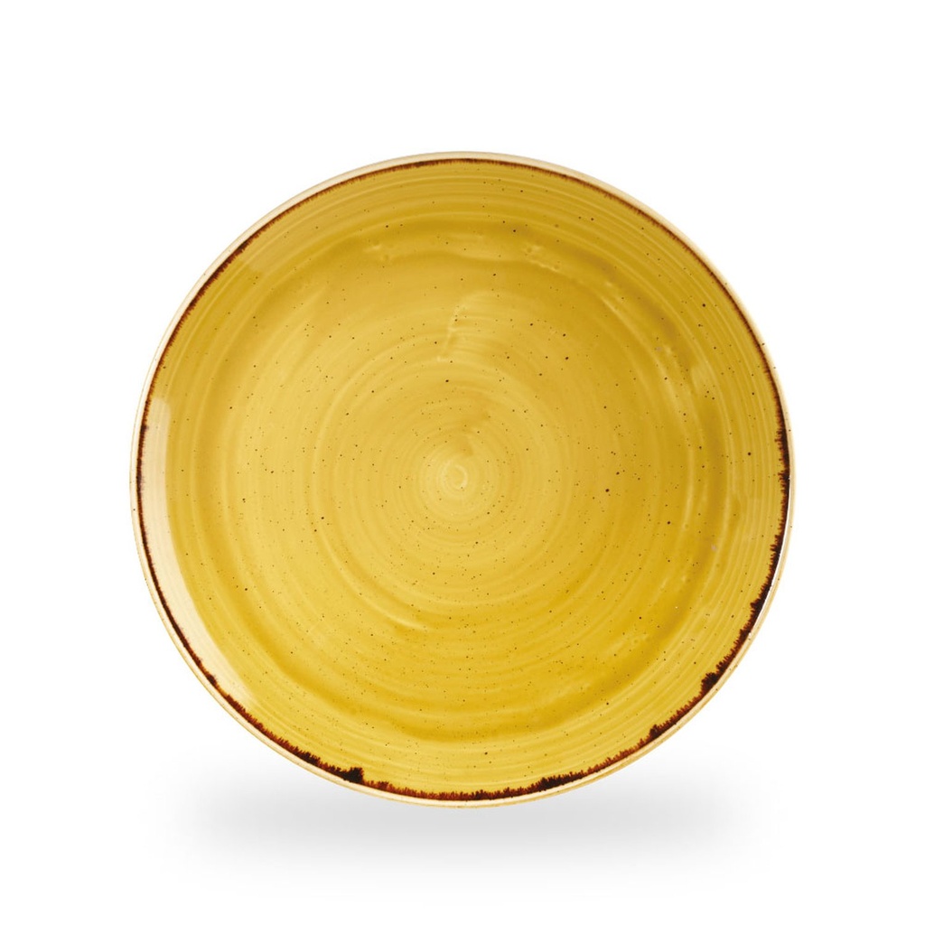 Bord coupe 28.8cm Stonecast Mustard Churchill