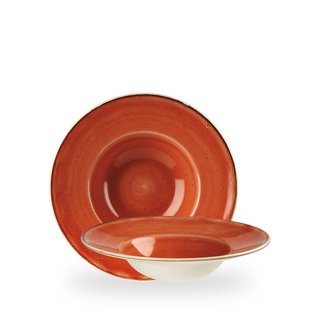 Bord diep 24.0cm 28.4cl Stonecast Spiced Orange Churchill