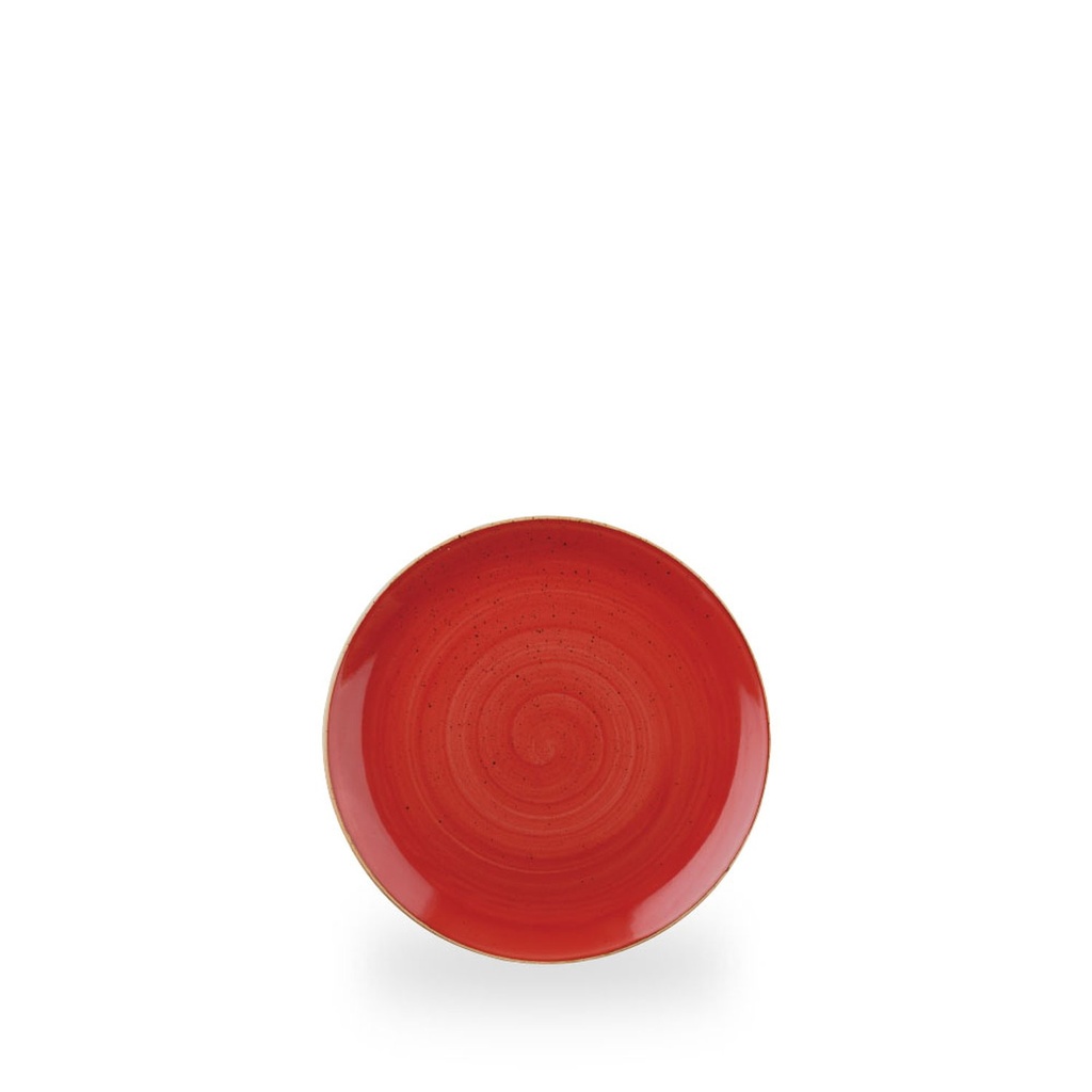 Bord coupe 16.5cm Stonecast Berry Red Churchill