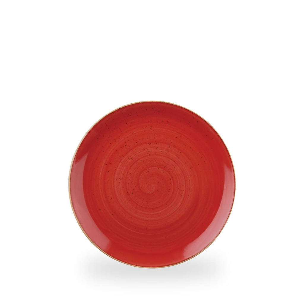 Bord coupe 21.7cm Stonecast Berry Red Churchill