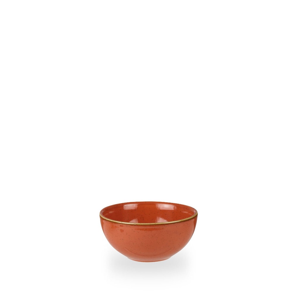 Kom 13.2cm h 6.3cm 47.0cl Stonecast Spiced Orange Churchill