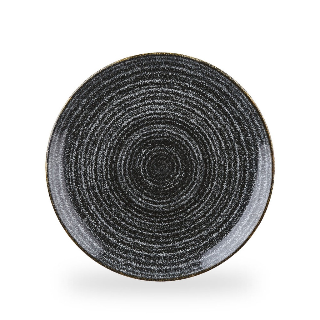 Bord coupe 28.8cm Studio Prints Homespun charcoal black Churchill