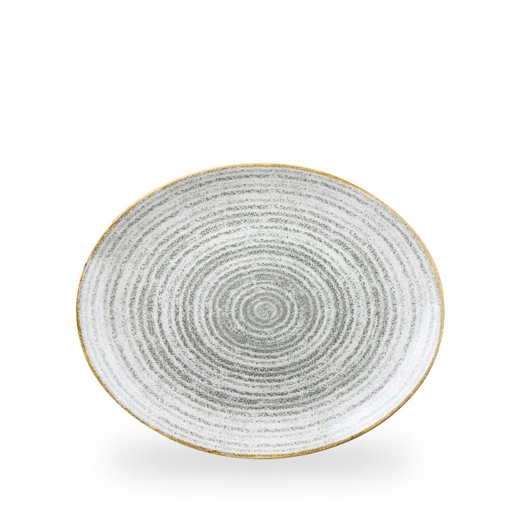 Bord coupe 27.0cm x 22.9cm Studio Prints Homespun Stone Grey Churchill