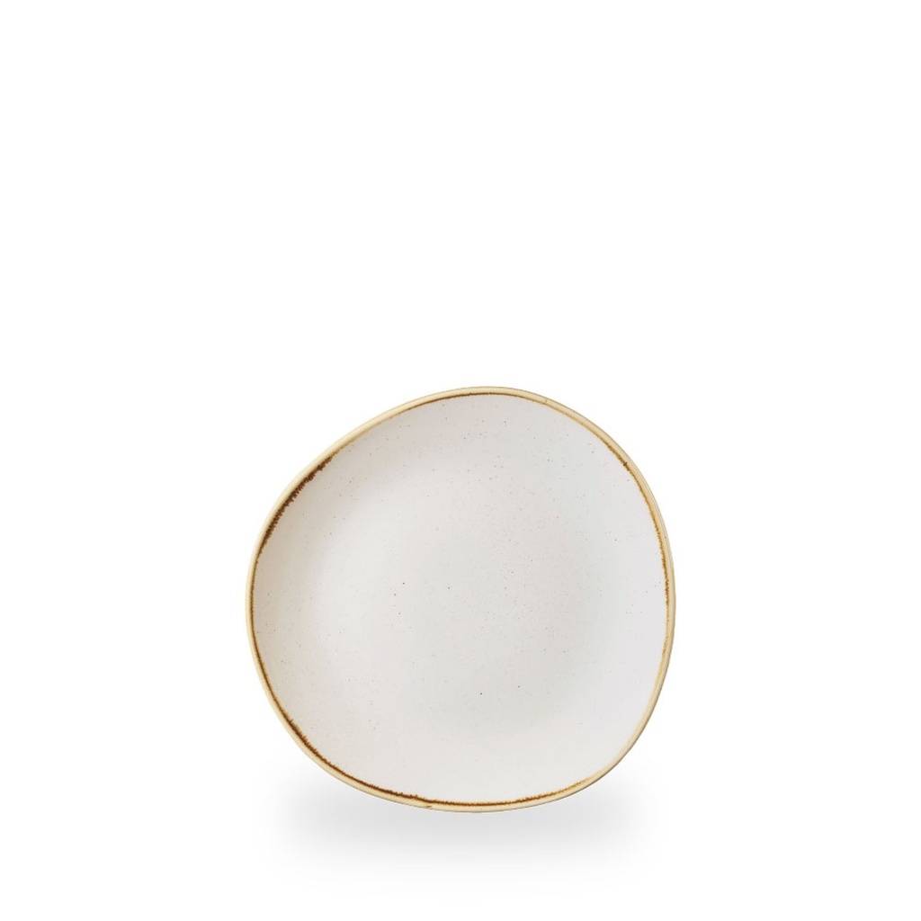 Bord plat 18.6cm Stonecast Barley White Churchill