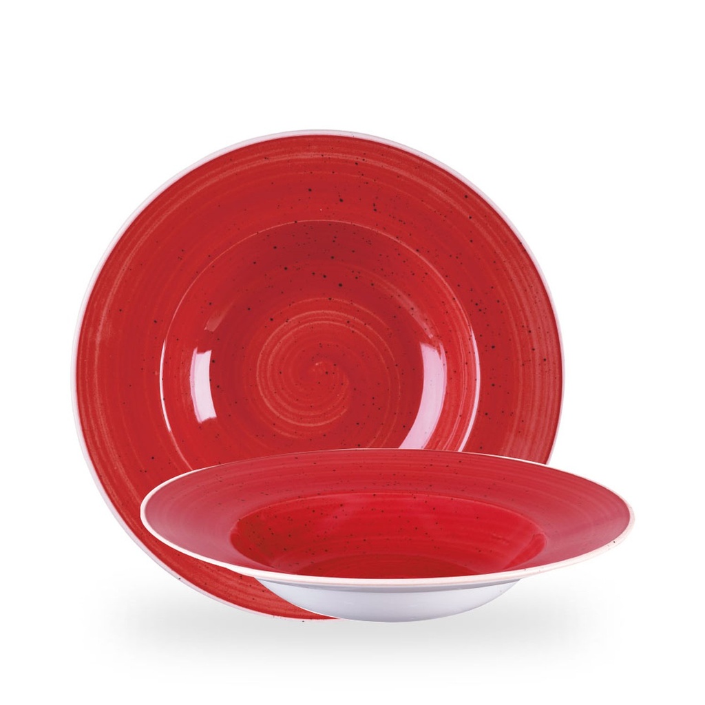 Kom 28.0cm 46.8cl Stonecast berry red Churchill