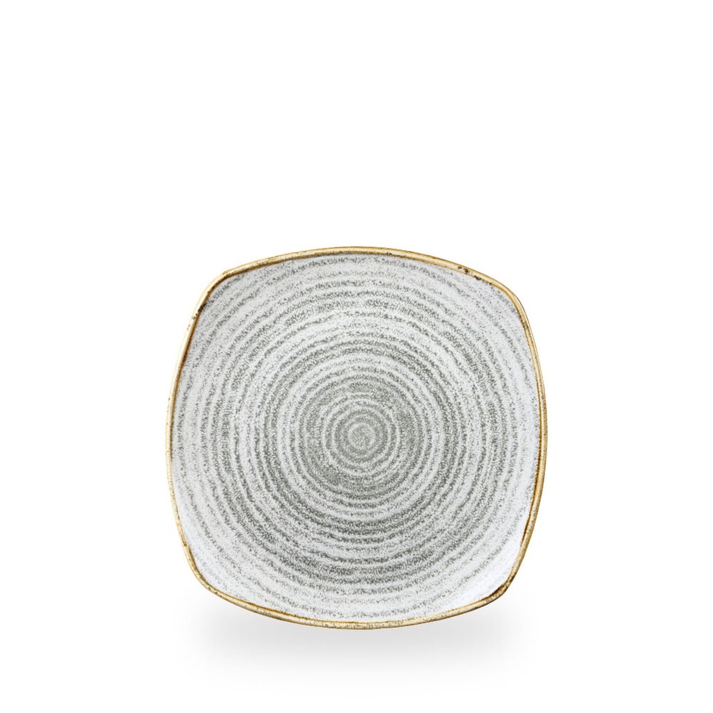 Bord plat 21.5cm x 21.5cm Studio Prints Homespun Stone Grey Churchill