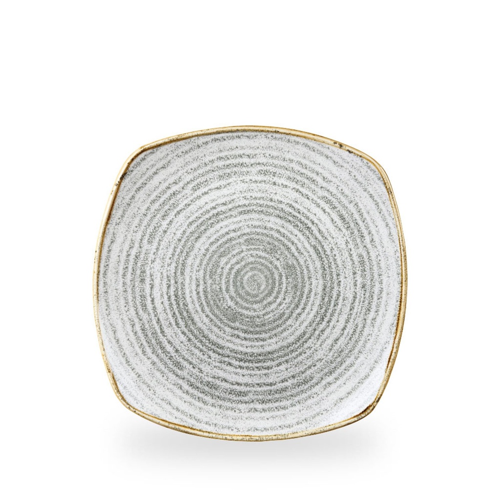 Bord plat 25.2cm x 25.2cm Studio Prints Homespun stone grey Churchill