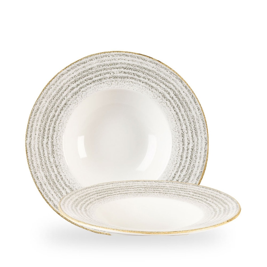 Bord diep 28.0cm 46.8cl Studio Prints Homespun stone grey Churchill