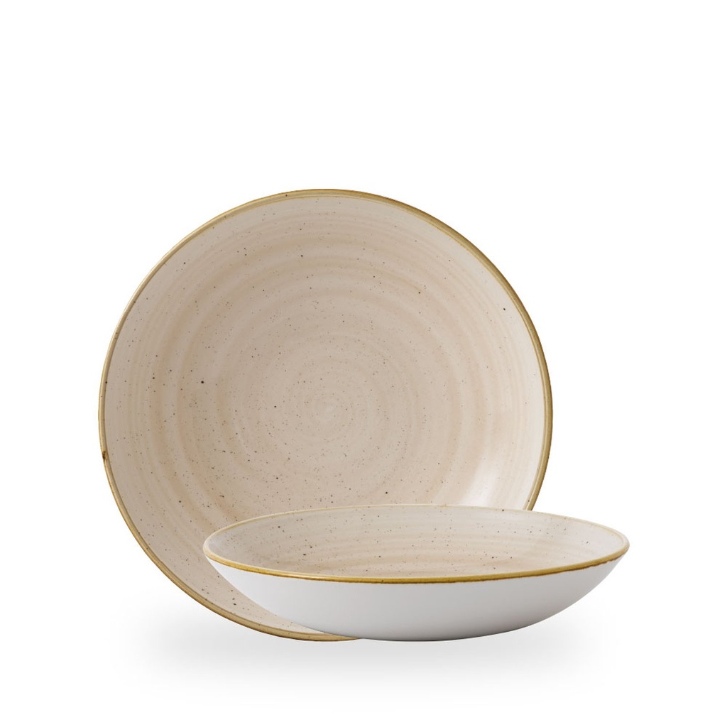 Bord coupe diep 24.8cm 113.6cl Stonecast Nutmeg Cream Churchill