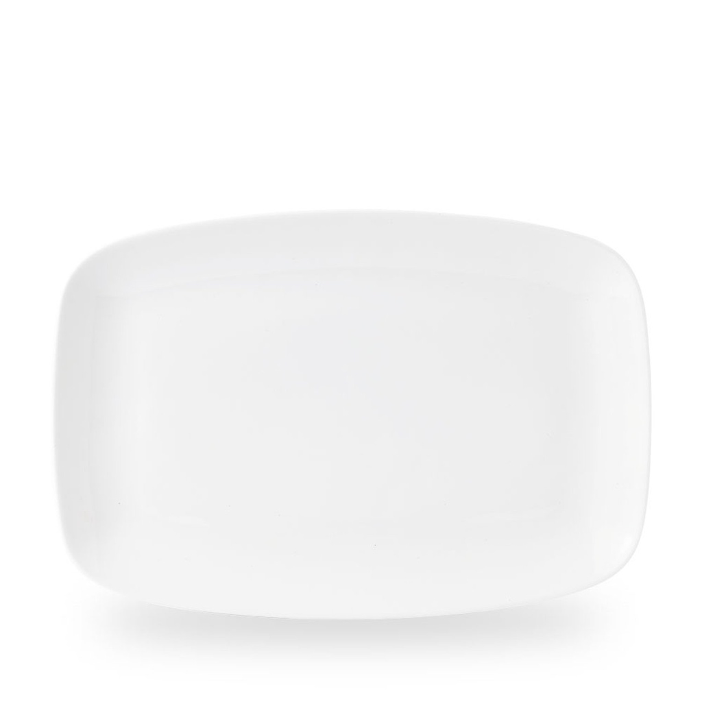 Schaal rechthoek 34.4cm x 23.4cm X squared white Churchill