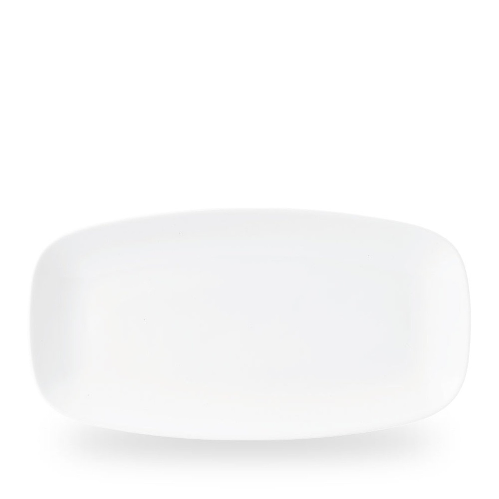 Schaal rechthoek 35.5cm x 18.9cm X squared white Churchill