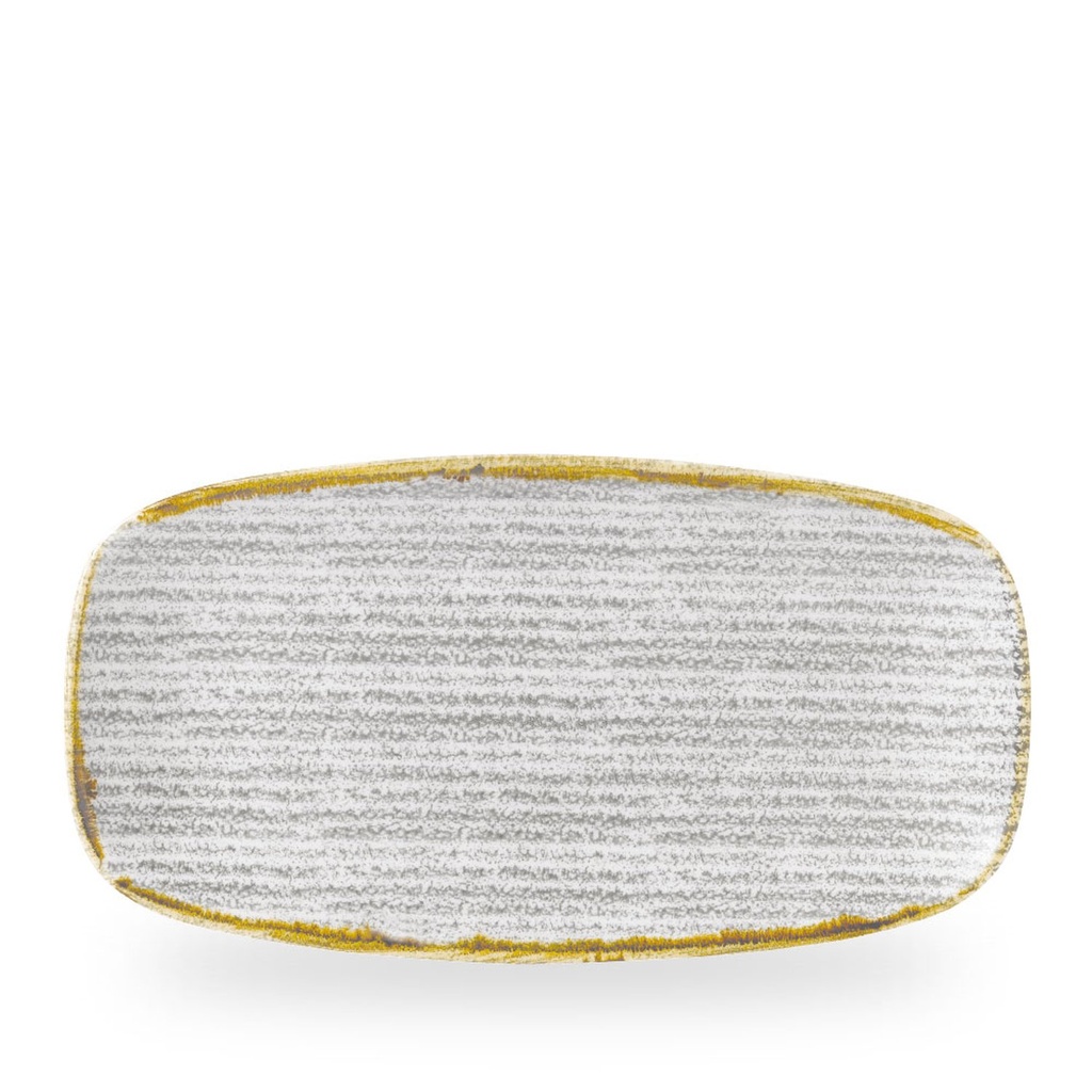 Bord plat 35.5cm x 18.9cm Studio Prints Homespun stone grey Churchill