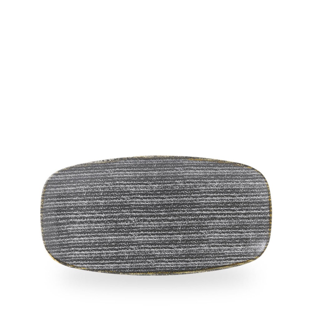 Schaal rechthoek 29.8cm x 15.3cm Studio Prints Homespun Charcoal Black Churchill