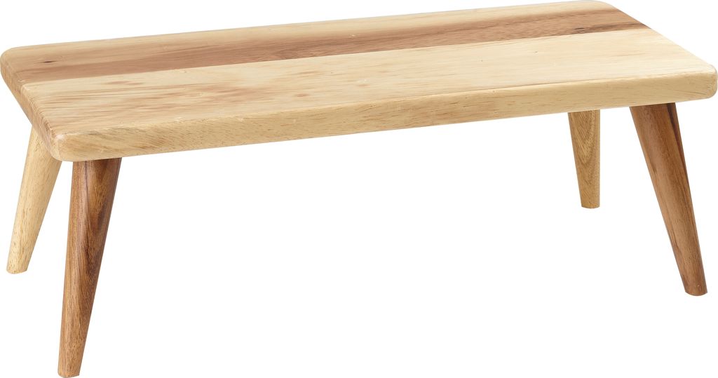 Schaal rechthoek 33.5cm x 15.3cm h 10.6cm Natural acacia wood Churchill