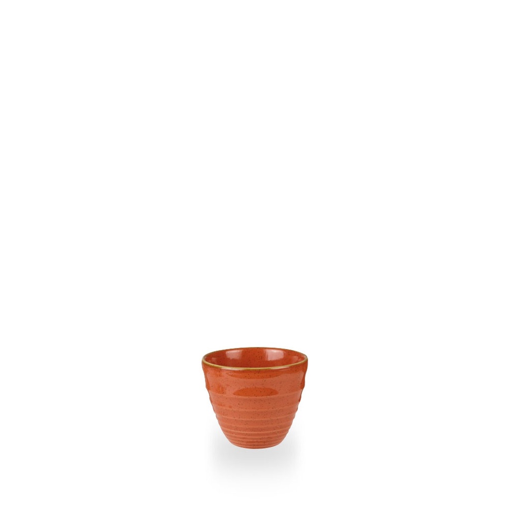 Kom 9.5cm h 8.3cm 28.0cl Stonecast spiced orange Churchill