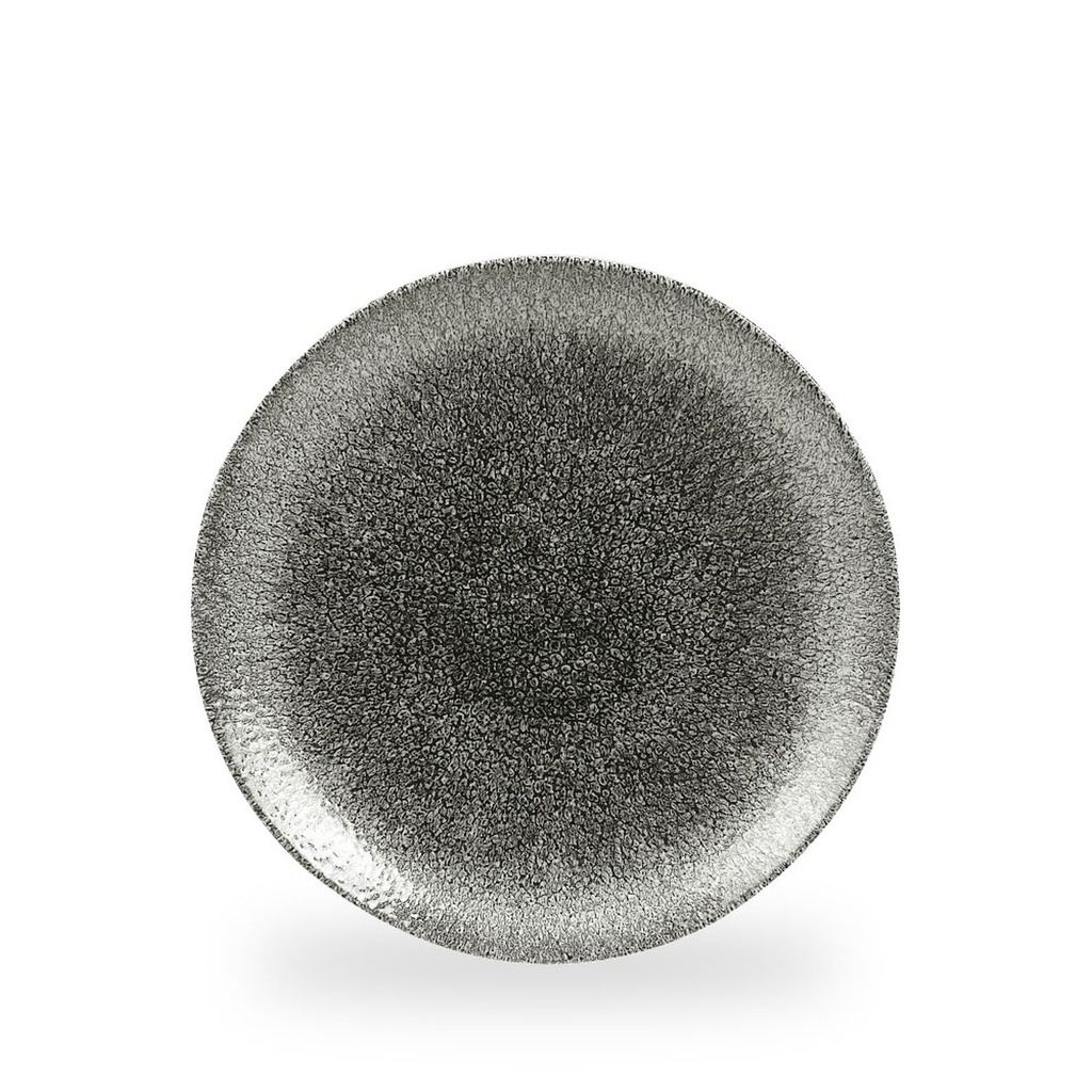 Bord coupe 26.0cm Studio Prints Raku Quartz Black Churchill