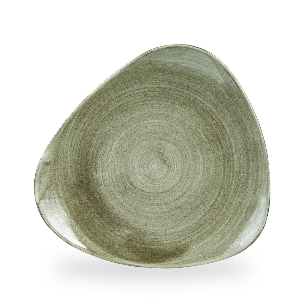 Bord plat 31.1cm Stonecast Patina Burnished Green Churchill