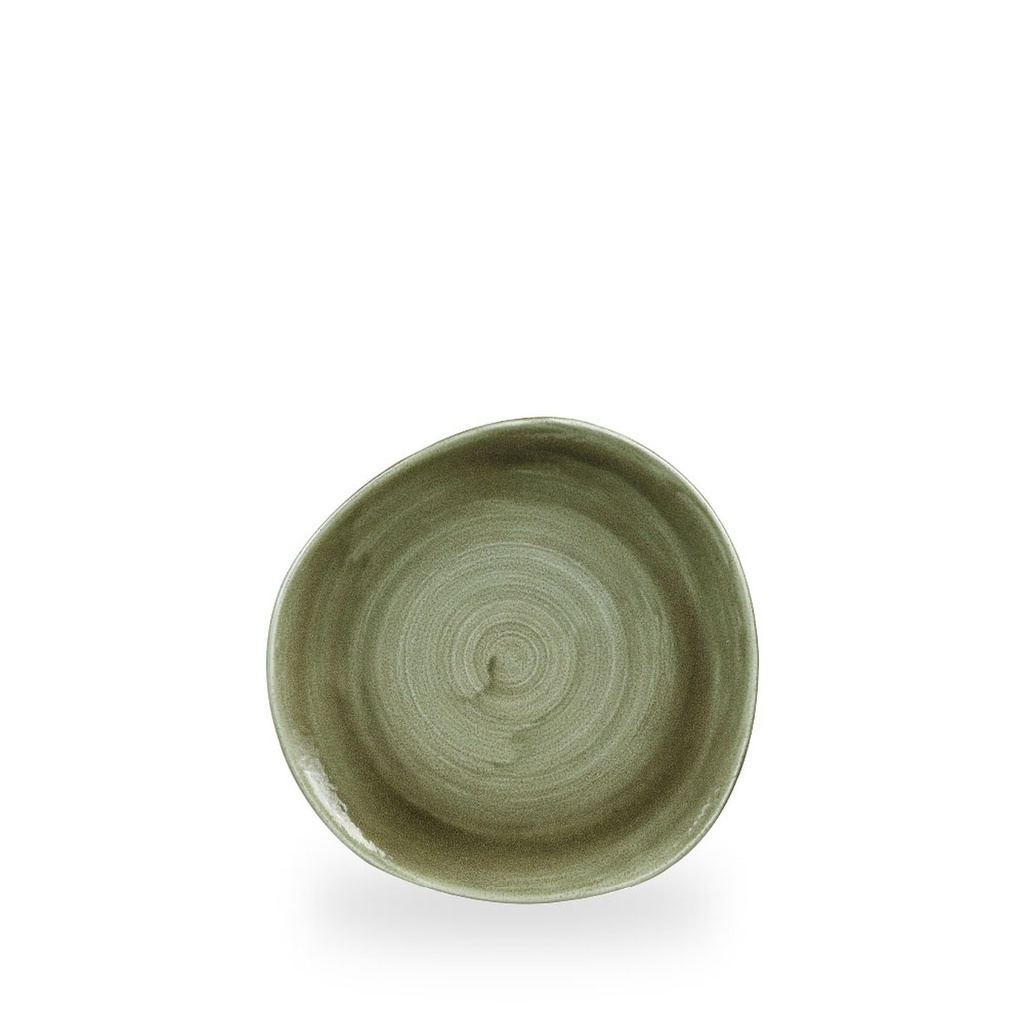 Bord plat 18.6cm Stonecast Patina burnished green Churchill