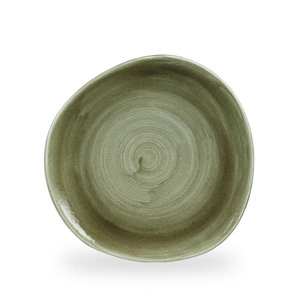 Bord plat 28.6cm Stonecast Patina Burnished Green Churchill