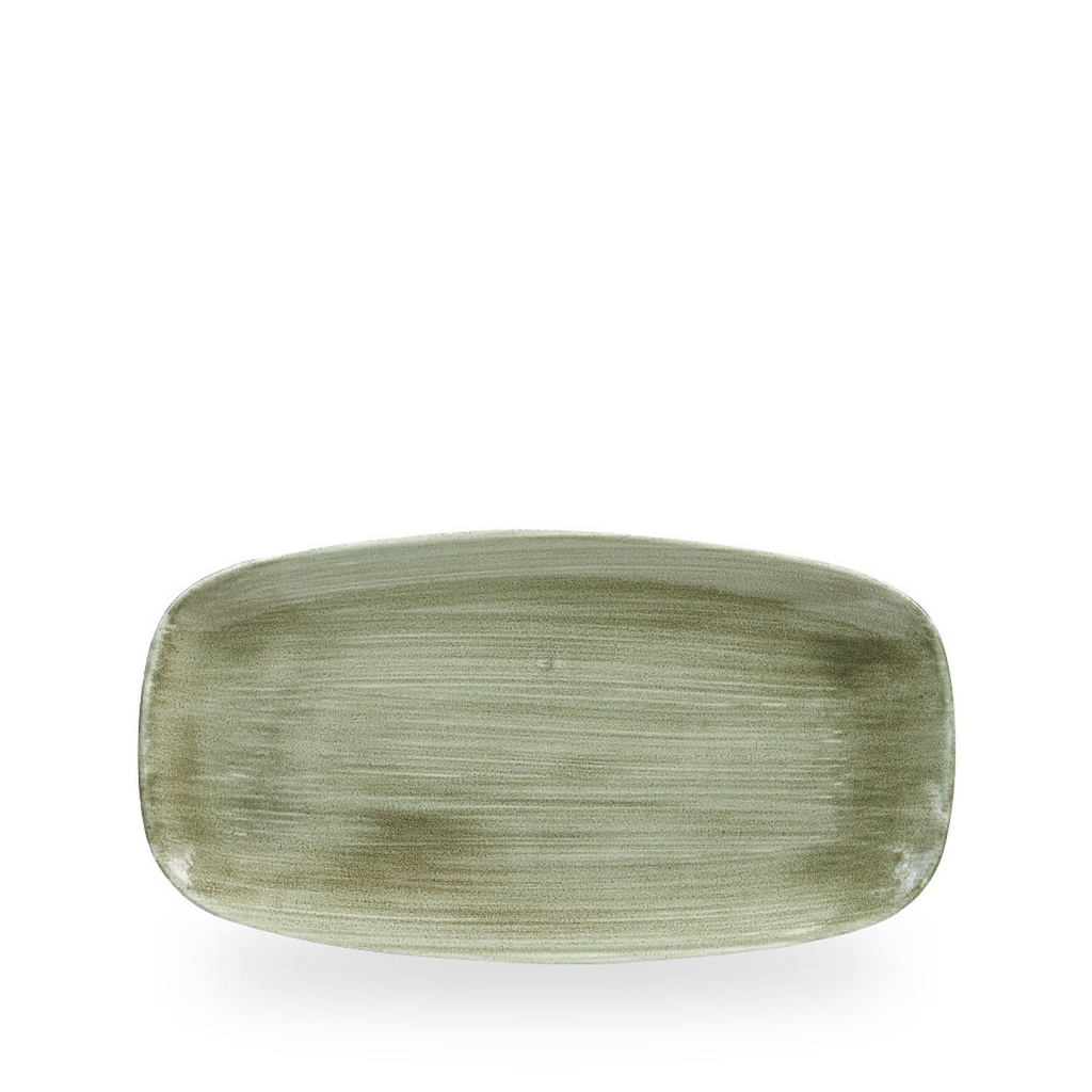 Schaal rechthoek 29.8cm x 15.3cm Stonecast Patina Burnished Green Churchill