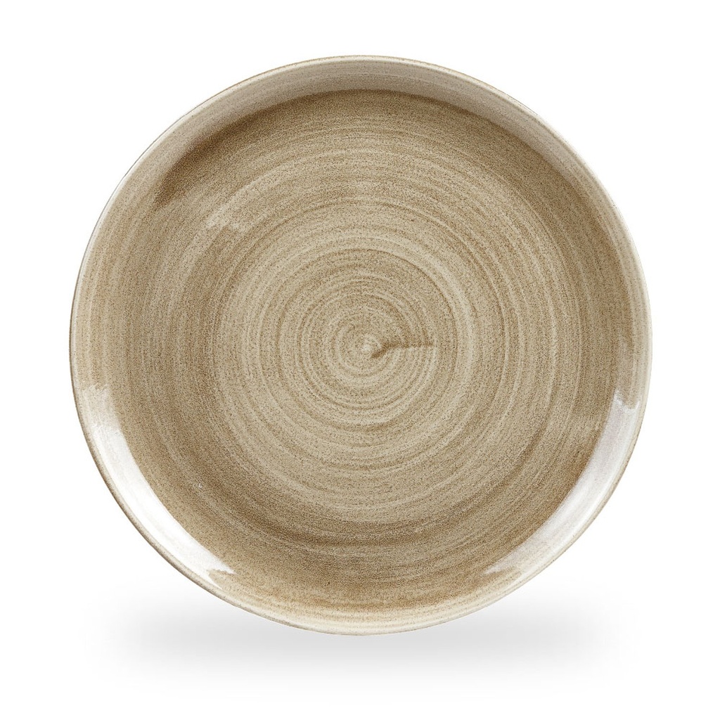 Bord coupe 32.4cm Stonecast Patina Antique Taupe Churchill