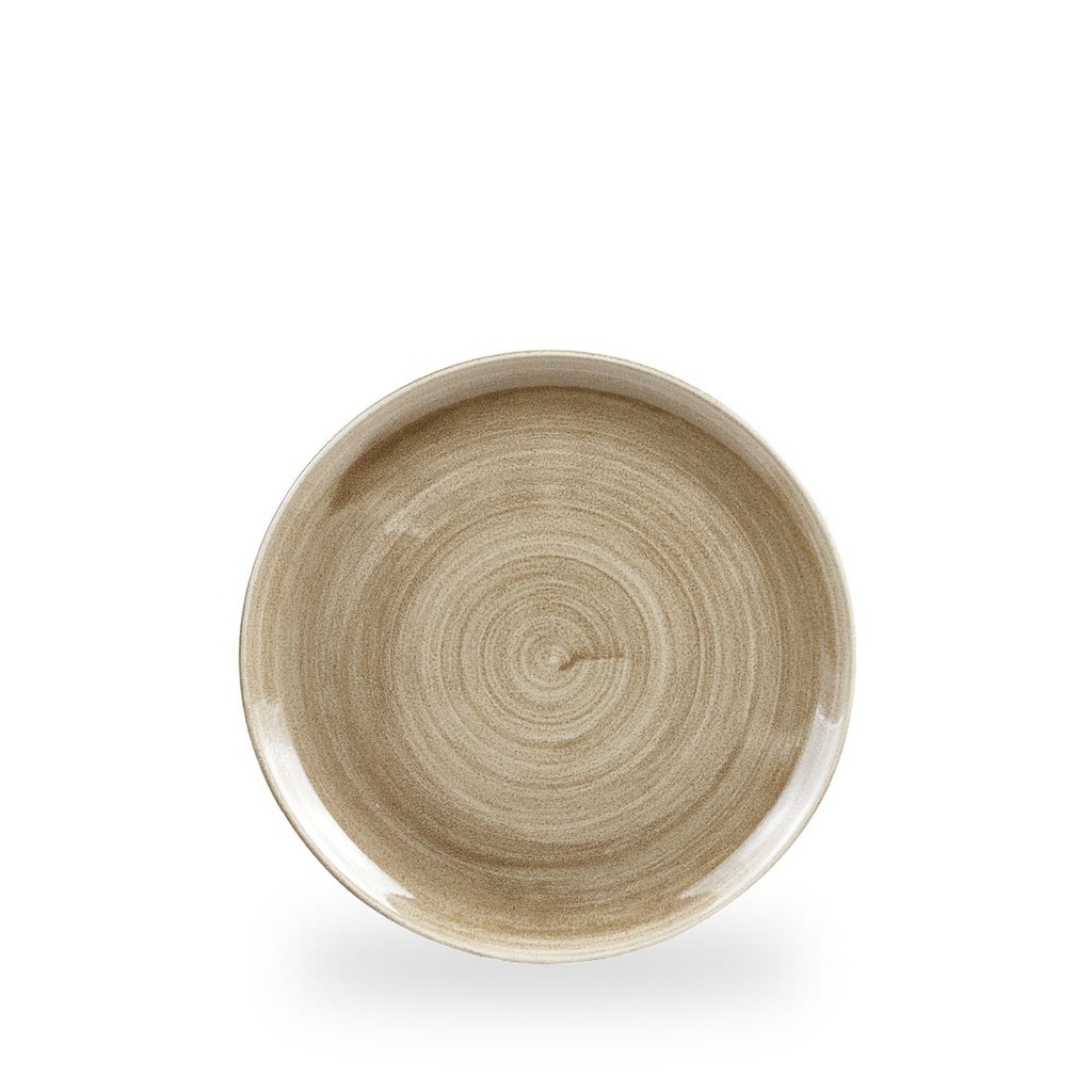 Bord coupe 21.7cm Stonecast Patina Antique Taupe Churchill