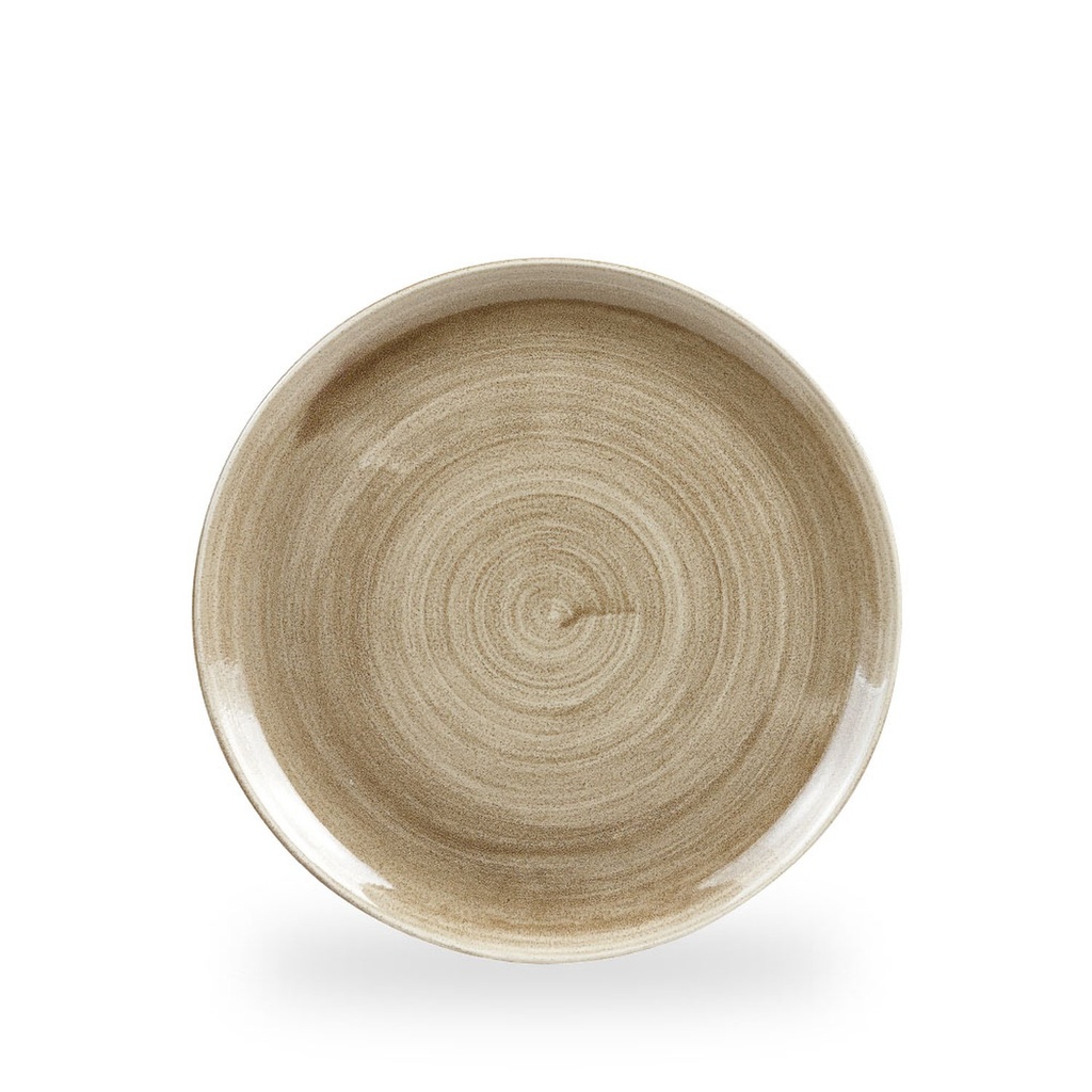 Bord coupe 26.0cm Stonecast Patina Antique Taupe Churchill