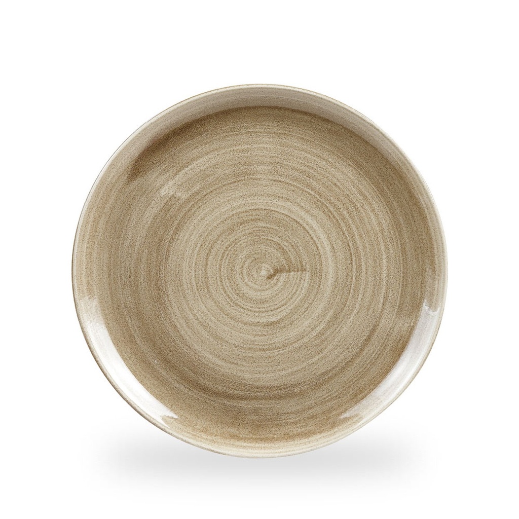 Bord coupe 28.8cm Stonecast Patina Antique Taupe Churchill