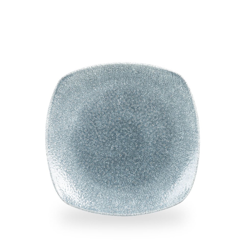 Bord plat 25.2cm x 25.2cm Studio Prints Raku Topaz Blue Churchill