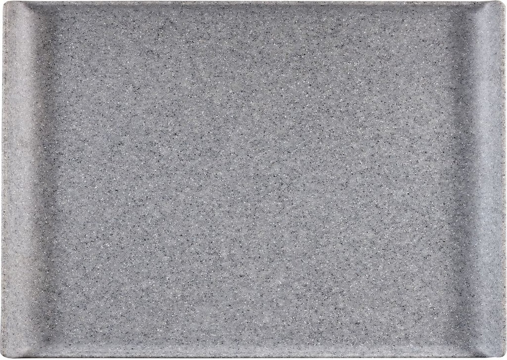 Schaal rechthoek 53.0cm x 32.5cm Melamine Trays Granite Plastic Churchill